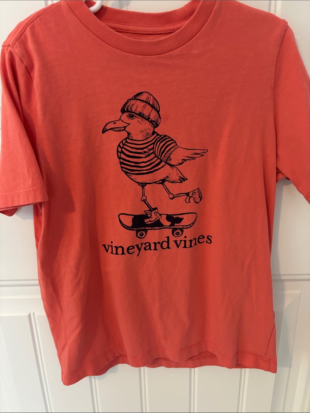 Vineyard Vines Coral Skateboard Bird Graphic Tee - Boys